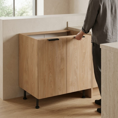 Base sottobanco con ripiano armadietto da cucina sottobanco cucina