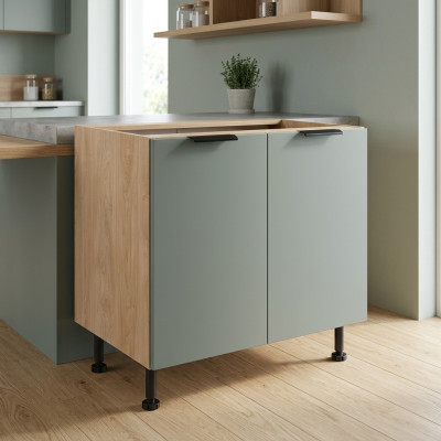 Mobile da cucina sottostante armadietto modulare con doppia porta