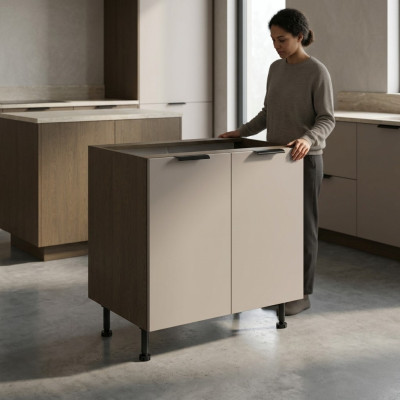 Base sottopensile armadio da cucina armadio a terra scaffale in legno