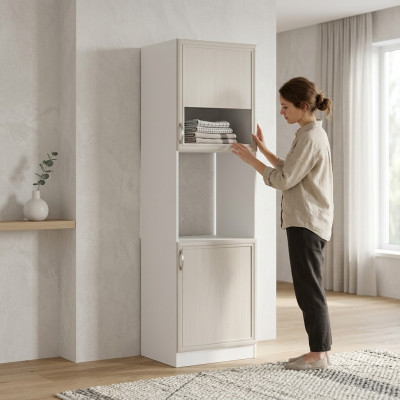 Armadio a muro con nicchia per forno