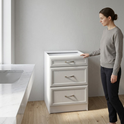 Mobiletto da cucina con cassetti