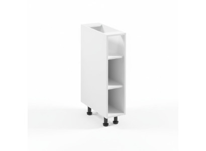 Mobile da cucina stretto con ripiano aperto