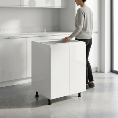 Mobile da cucina con ante a specchio