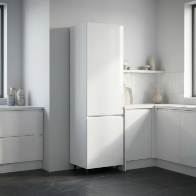 Armadio alto per frigorifero incorporato armadio frigorifero mobile da cucina bianco