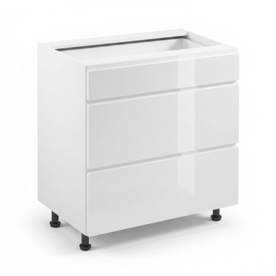 Mobile con cassetti sottobanco mobile da cucina lucido