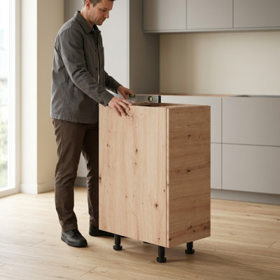 Mobile da cucina sottobanco armadietto da cucina beige