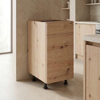 Armadio con cassetti e ripiani base sottobanco cucina