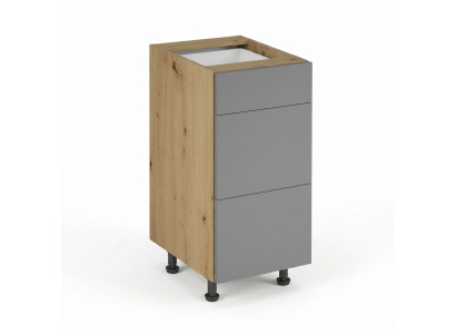 Comò con cassetti mobile da cucina 3 cassetti