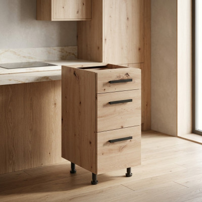 Mobile sottolavello con cassetti, armadietto con cassetti, credenza da cucina