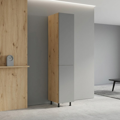 Armadio da cucina con ripiani, dispensa, armadio da cucina, cucina ad incasso