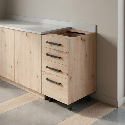 Comò con cassetti Armadio estraibile Cucina