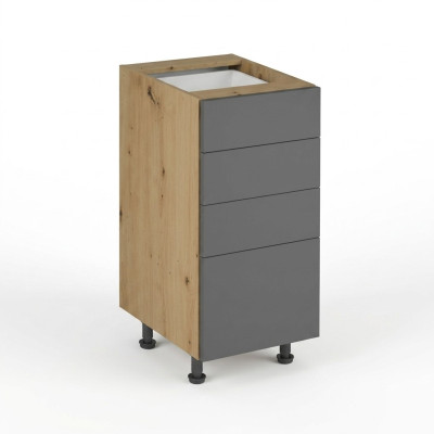 Mobile da cucina con cassetti