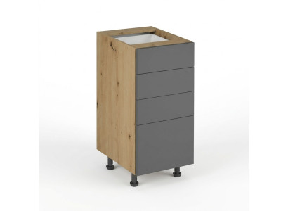Mobile da cucina con cassetti
