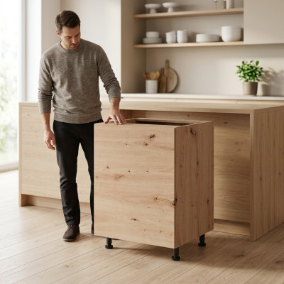 Mobiletto da cucina sottobanco