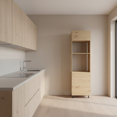 Armadio da cucina per forno e microonde, armadio integrato