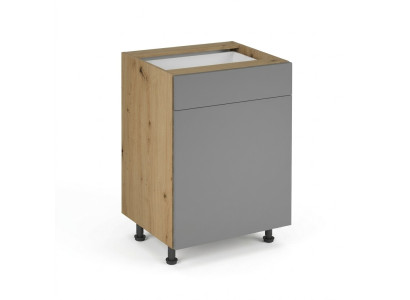 Mobiletto sottolavello con cassetti e ripiani base per cucina
