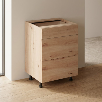 Mobiletto da cucina con 3 cassetti