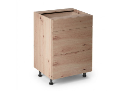 Mobiletto da cucina con 3 cassetti