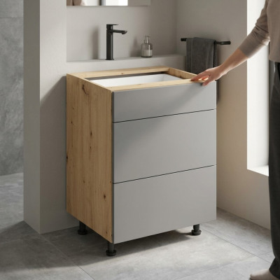Mobiletto da cucina con cassetti 3 cassetti