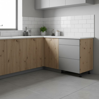 Mobiletto da cucina con cassetti 3 cassetti