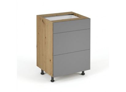 Mobiletto da cucina con cassetti 3 cassetti