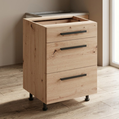 Mobiletto con cassetti armadietto in legno