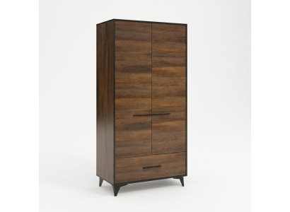 Armadio guardaroba armadio appendiabiti cassetto legno