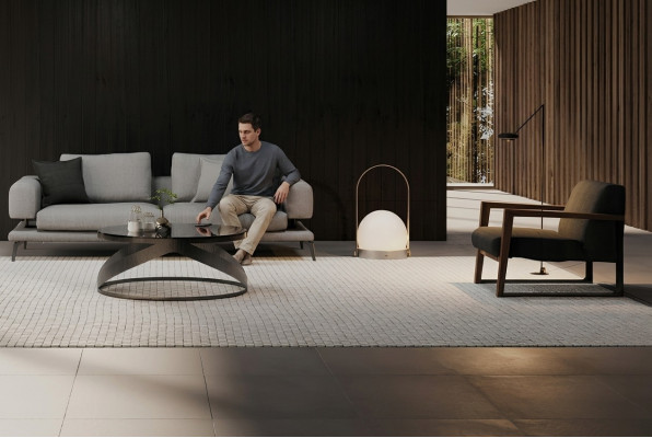 Divano con poltrona per il soggiorno tecnologia del comfort in ogni seduta