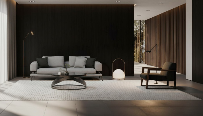 Divano con poltrona per il soggiorno tecnologia del comfort in ogni seduta