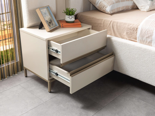 Elegante comodino - pratico e stiloso per la tua camera da letto