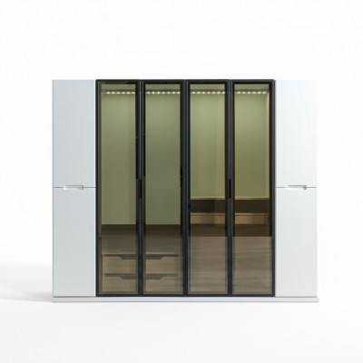 Armadio da letto moderno 255 cm grande