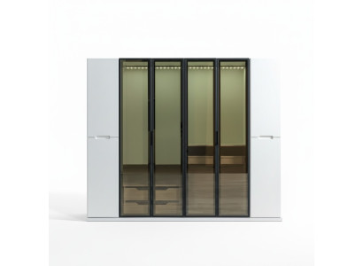 Armadio da letto moderno 255 cm grande