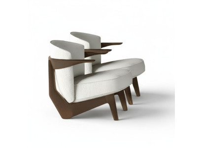 Poltrona dal design moderno Lusso morbido senza fronzoli