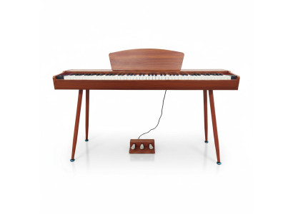 Piano digitale Piano da casa Tastiera digitale 135cm rosso ciliegia