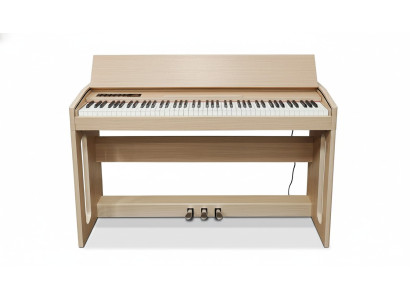 Piano digitale Pianoforte da casa Tastiera digitale 130cm Marrone chiaro