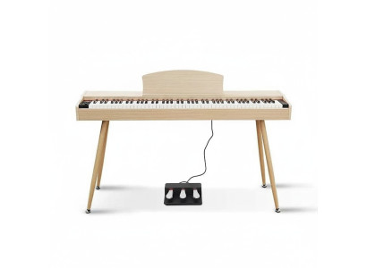 Piano digitale Pianoforte da casa Tastiera digitale 135cm Marrone chiaro