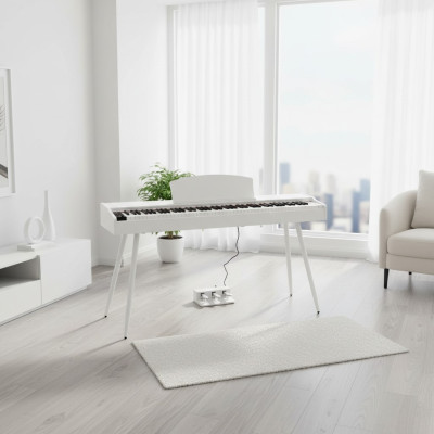 Piano digitale pianoforte bianco lucido