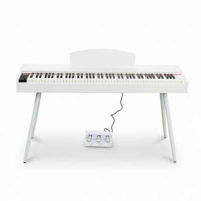 Piano digitale pianoforte bianco lucido
