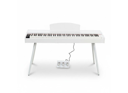 Piano digitale pianoforte bianco lucido