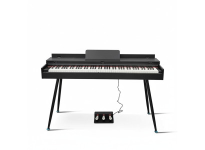 Piano digitale nero pianoforte stage pianoforte lucido per casa