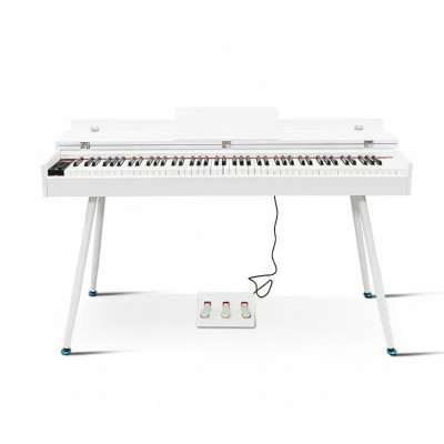 Piano digitale stage pianoforte lucido bianco