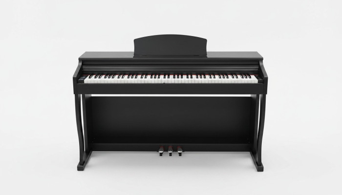Piano digitale nero stage pianoforte lucido pianoforte da casa