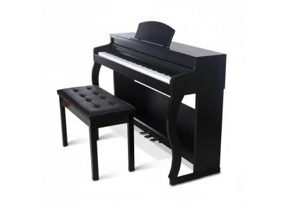 Piano digitale nero pianoforte stage lucido pianoforte da casa