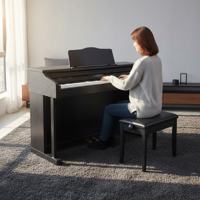 Piano digitale Stage Piano Nero lucido Pianoforte da casa