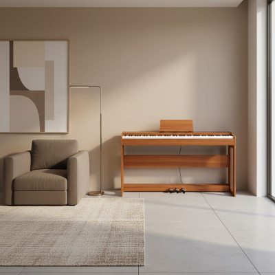 Piano digitale Piano Stage Pianoforte Pianoforte domestico marrone