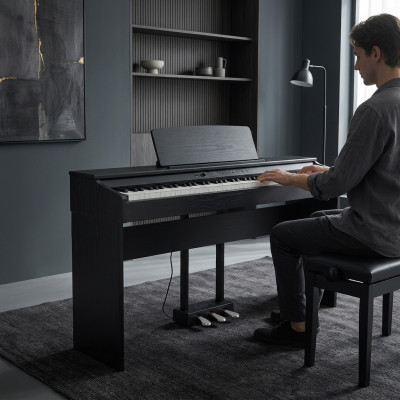 Piano digitale per casa 137cm Nero