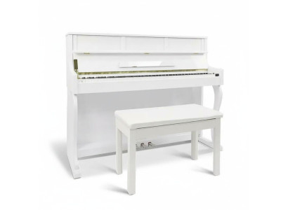 Questo pianoforte digitale bianco offre creatività e stile senza limiti