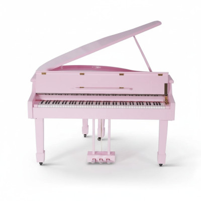 Pianoforte a coda digitale rosa