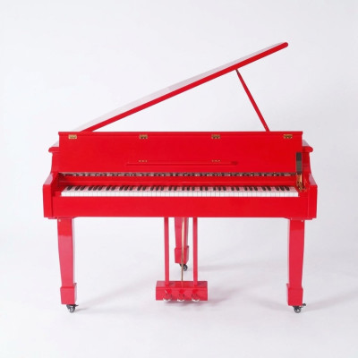 Pianoforte a coda digitale rosso
