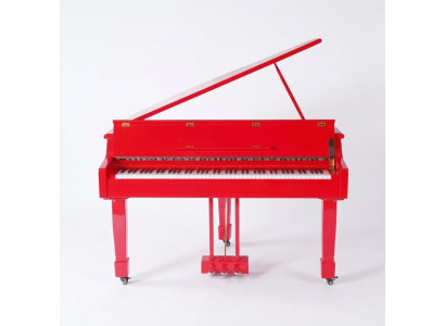 Pianoforte a coda digitale rosso
